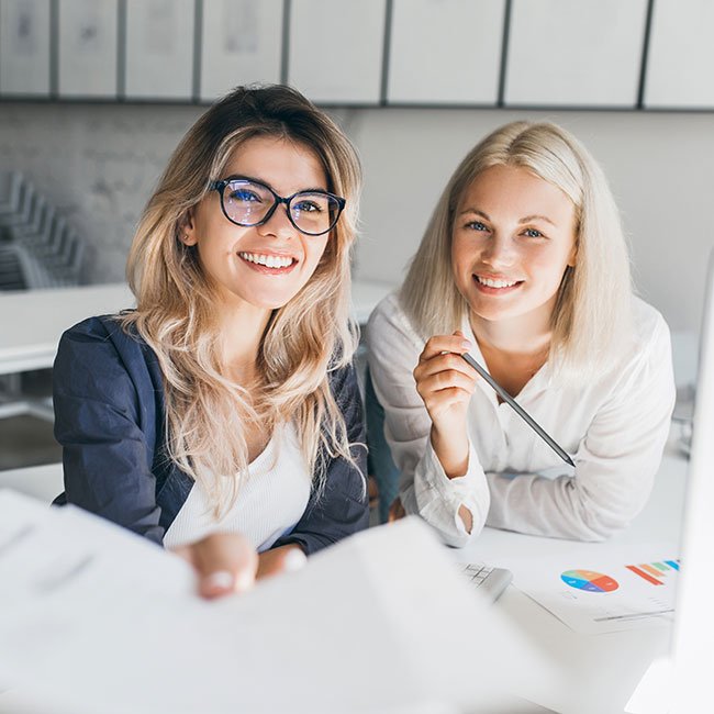 wc consulting theme client smiling